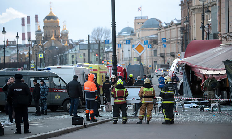 Explosion in Russian cafe kills prominent military blogger