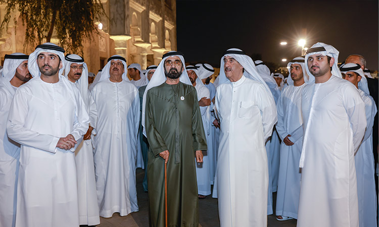 Sheikh Mohammed Bin Rashid meets UAQ Ruler, exchanges Ramadan greetings