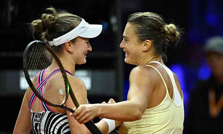 Sabalenka beats Krejcikova for third time in 2023 in Stuttgart opener