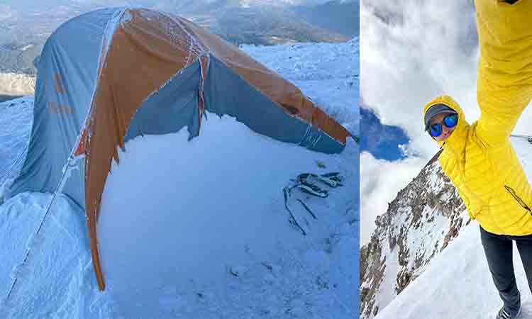 Female mountaineer spends 32 days on 'roof of Mexico' 