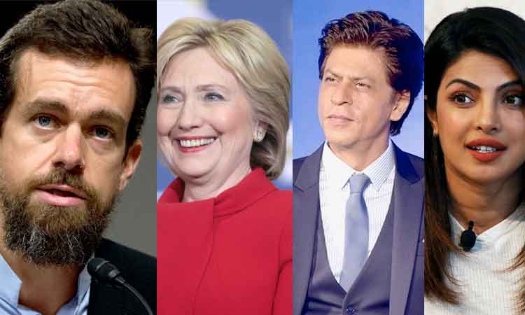 Shah Rukh Khan, Hillary Clinton, Priyanka Chopra Jonas, Twitter co-founder Jack Dorsey lose Blue ticks