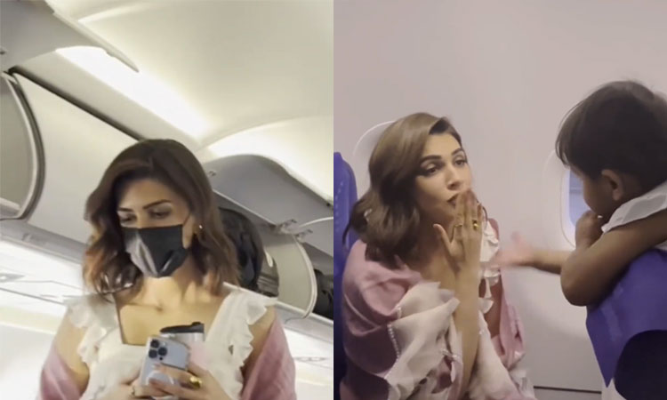 Bollywood star Kriti Sanon flies in economy class, plays with a toddler in plane in viral video