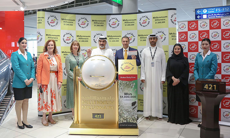 German CEO wins $1m in Dubai Duty Free raffle draw