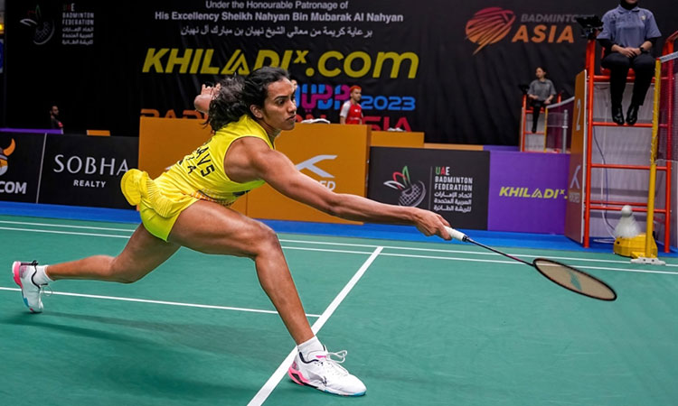 Defending champ Lee crashes out as Sindhu advances at Badminton Asia Championships