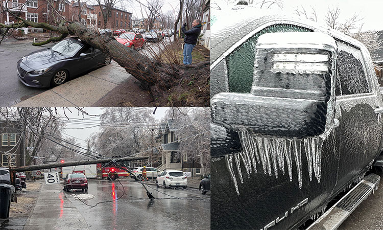 Ice storm leaves two dead, million without power in Canada