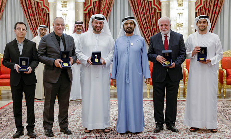 Mohammed Bin Rashid honours winners of the fourth MBR Medal for Scientific Distinction