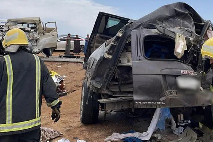 6 siblings die, parents and 3 children rushed to ICU after horrific traffic accident in Saudi Arabia