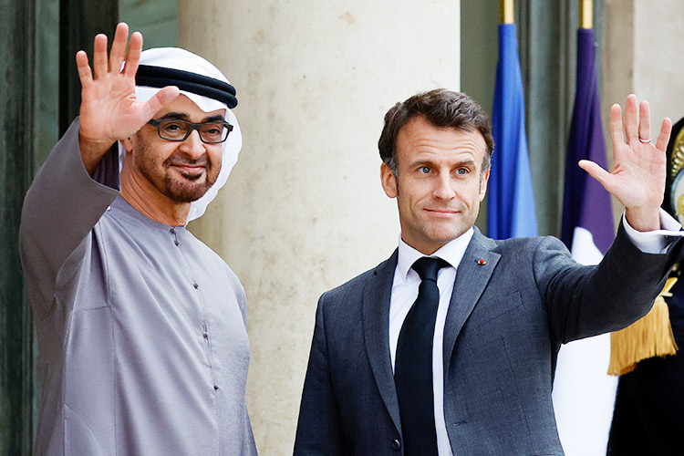 UAE President meets French counterpart in Paris