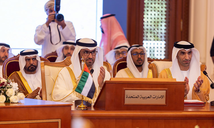 Sultan Al Jaber leads UAE delegation at GCC industry meetings 