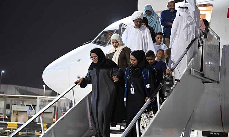 Ninth evacuation plane from Sudan arrives in UAE