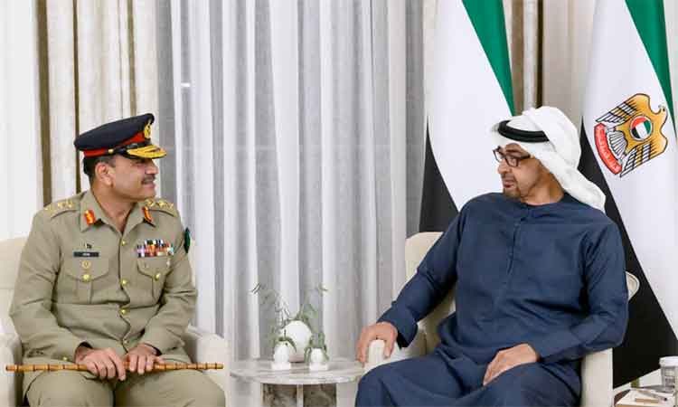 UAE President discusses enhancing bilateral relations with Pakistan’s Army Chief over phone