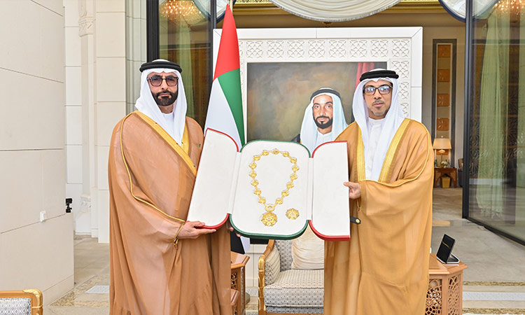 UAE President confers Order of the Union on Mohammed Al Bowardi