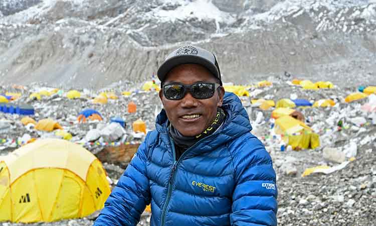 Nepali mountaineer climbs Everest for record 27th time