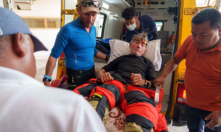 84-year-old climber rescued from mountain in Nepal while seeking record