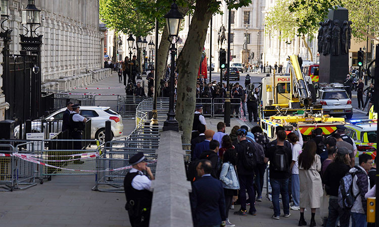 VIDEO: Car hits Downing Street gates, driver arrested but not 'terror-related:' London police