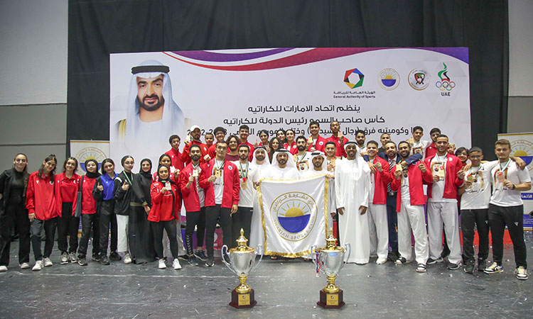 Sharjah Sports Club wins President’s Cup for Karate