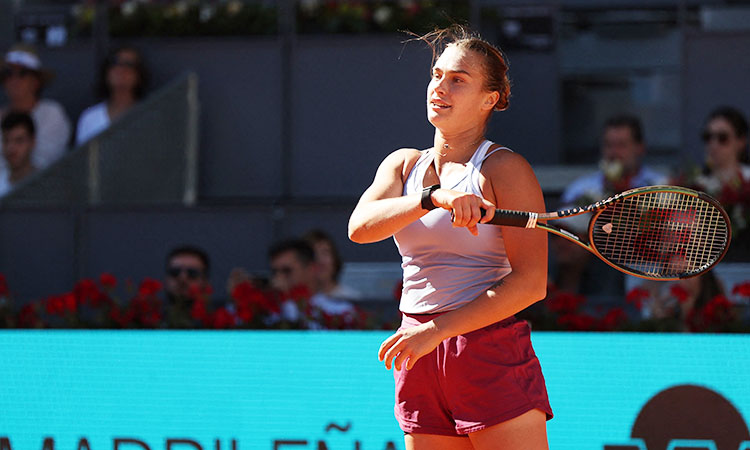 Sabalenka enjoys early birthday present with Madrid Open final spot