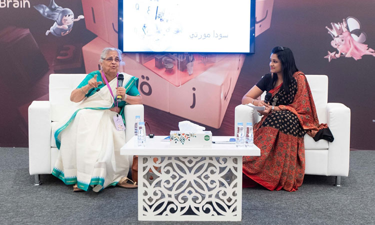 Indian educator, author Sudha Murty wins hearts at Sharjah Children’s Reading Festival 