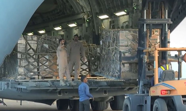 VIDEO: Three UAE planes of medical and food supplies arrive to assist Sudanese people