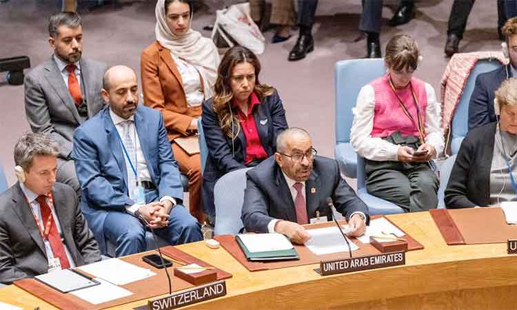 UAE convenes first signature event of its UNSC presidency on cooperation between UN, Arab League