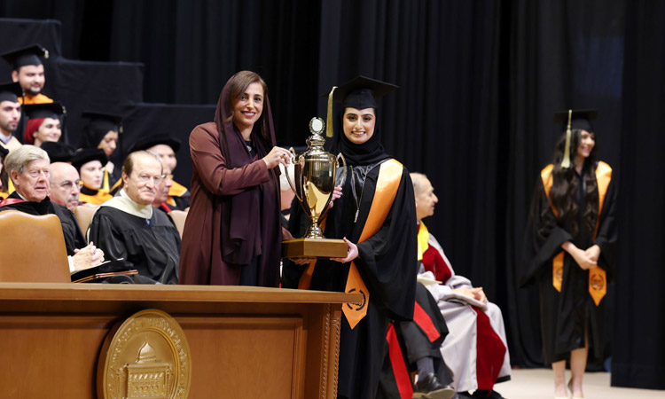 'People will forget what you said, people will forget what you did, but people will never forget how you made them feel,' Sheikha Bodour tells new AUS graduates