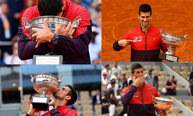 History-making Djokovic claims record 23rd Grand Slam with 3rd French Open triumph