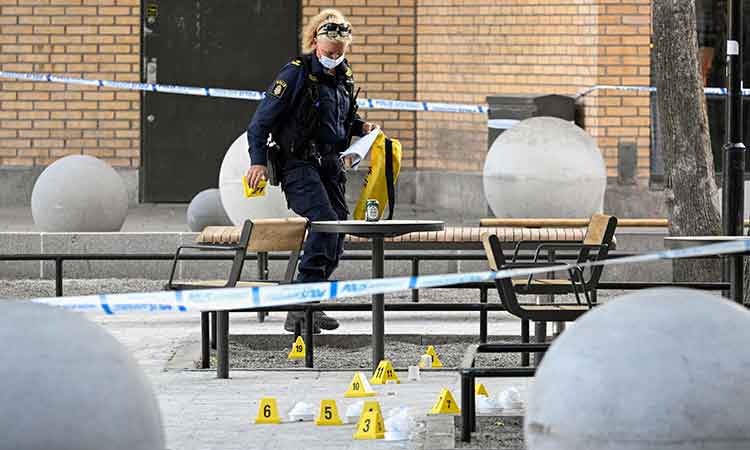 Teenager killed, three wounded in Sweden shooting