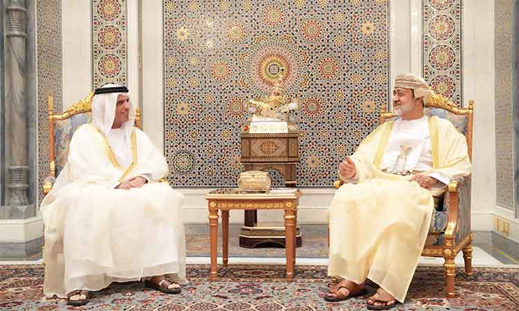 Sultan of Oman receives Ruler of Ras Al Khaimah