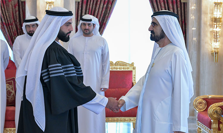 Sheikh Mohammed presides over swearing-in ceremony of newly appointed members of Dubai Public Prosecution 