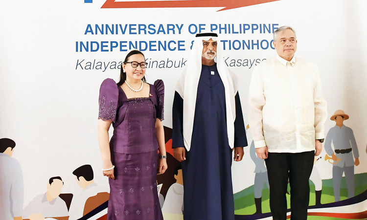 Sheikh Nahyan Bin Mubarak attends Philippine embassy's National Day celebration