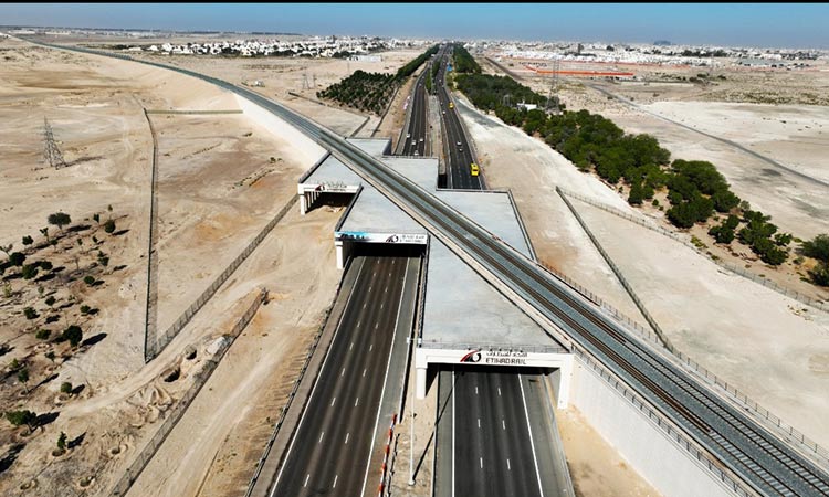 Al Wathba Rail Bridge completed in just 13 months: Etihad Rail