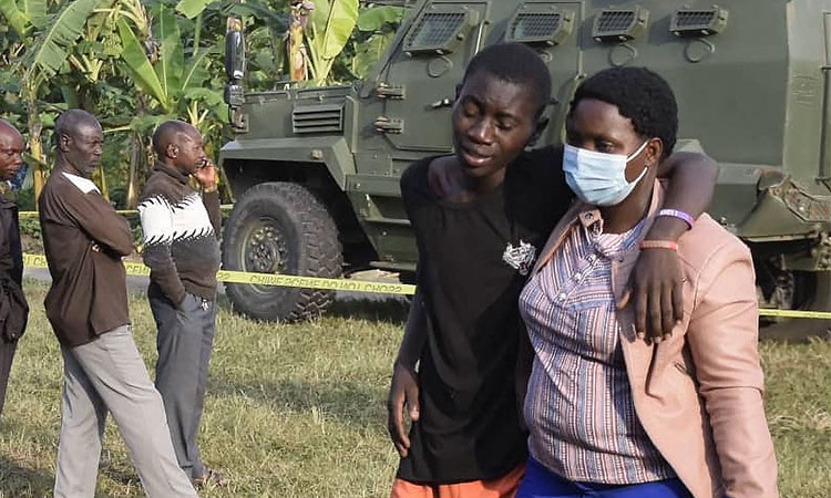 Students among 41 killed in rebel attack on Ugandan school near Congo border