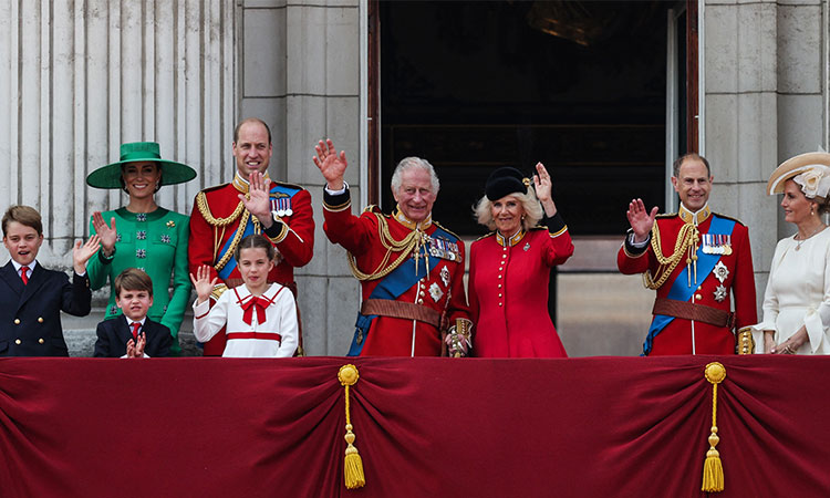 UK royal family unite for King Charles III's birthday parade 