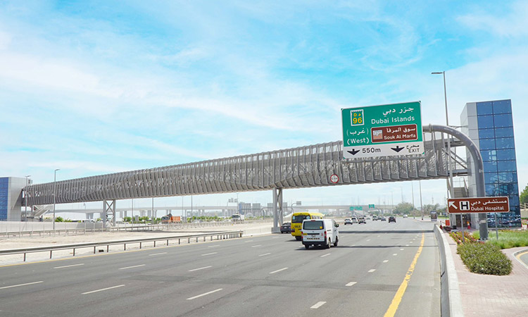 RTA announces completion of seven new footbridges spanning 888m across Dubai 