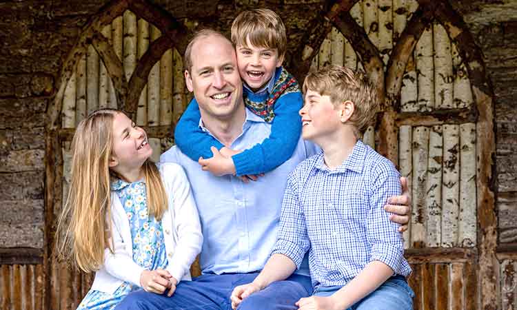 Prince William poses with beaming children in photo-op to flag Father’s Day