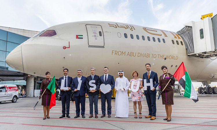 Etihad Airways launches inaugural flight to Lisbon