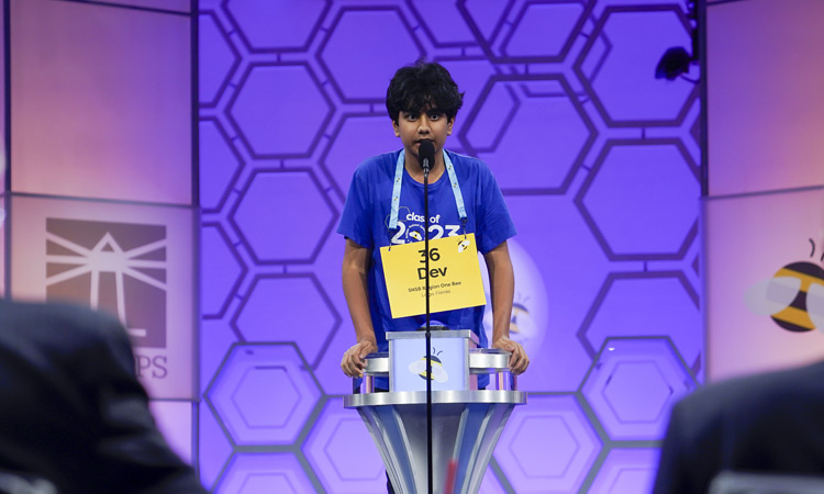 Dev Shah, 14, crowned US National Spelling Bee champion