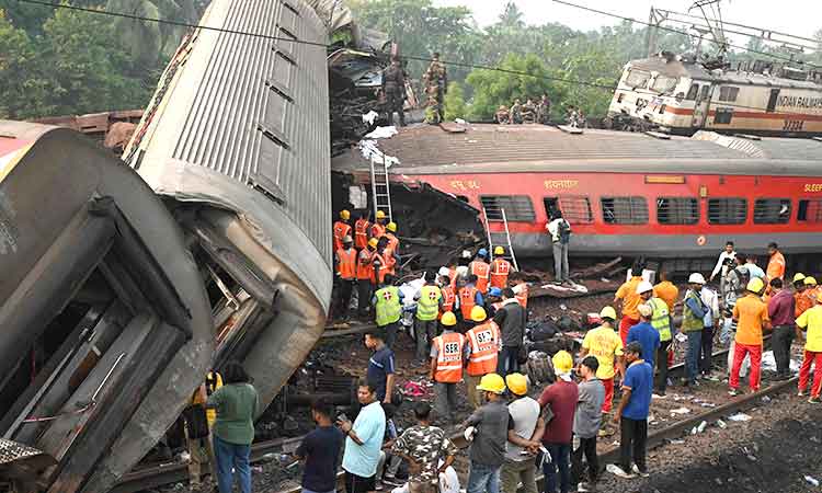 Bizarre train collision raises rail safety issues