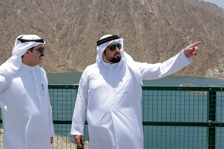 Sheikh Ahmed reviews progress of key development projects in Hatta 