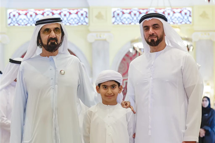 Sheikh Saif fulfilled the wish of ‘Saif’  who wanted to congratulate Sheikh Mohammed on Emirates Airlines profit