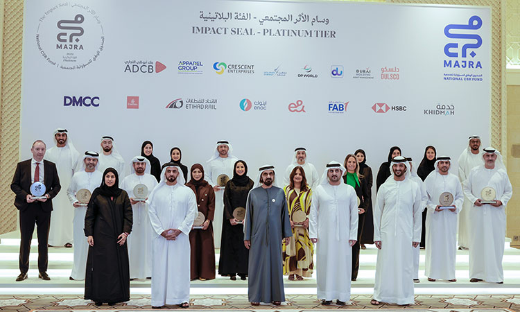 Sheikh Mohammed honours 16 entities with Community Impact Medal