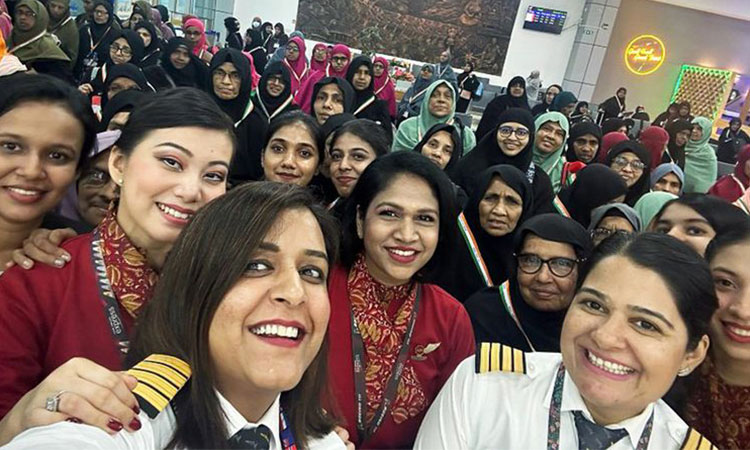 India launches first all-woman Hajj flight to Jeddah from Kerala