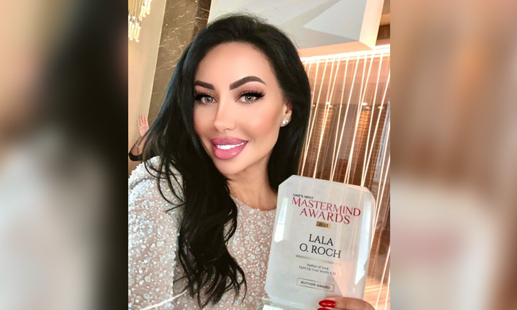 Lala O.Roch honored with UAE’s next Mastermind Award 2023 in Self-Help author category