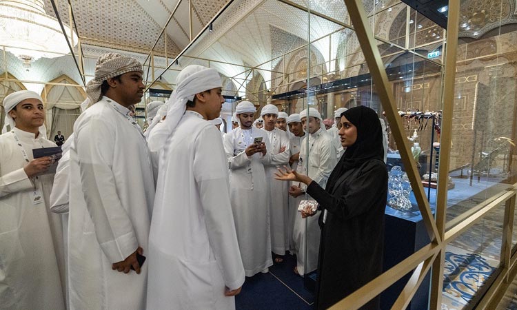 Qasr Al Watan opens its doors to students for educational tour