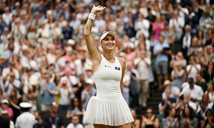 Vondrousova tops Svitolina to become the first unseeded women's finalist at Wimbledon in 60 years