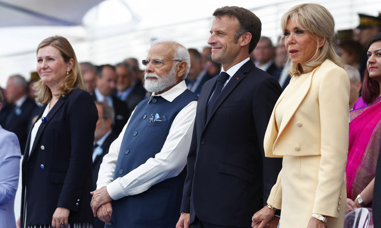 Macron honours Modi with France’s top award