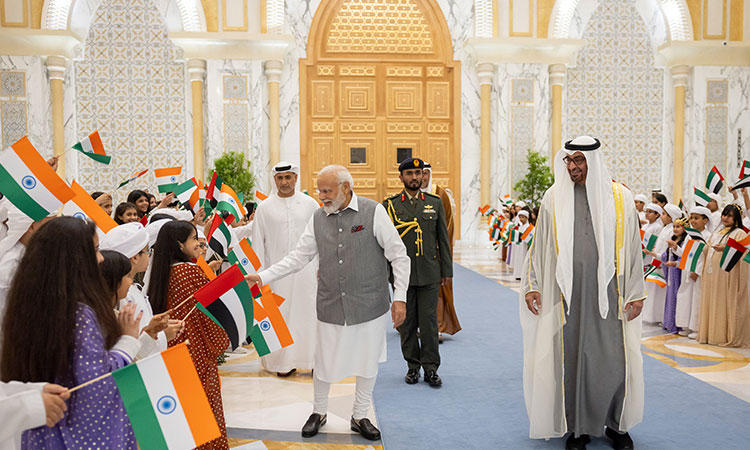 President Mohamed tweets in Hindi, welcomes PM Modi in UAE 