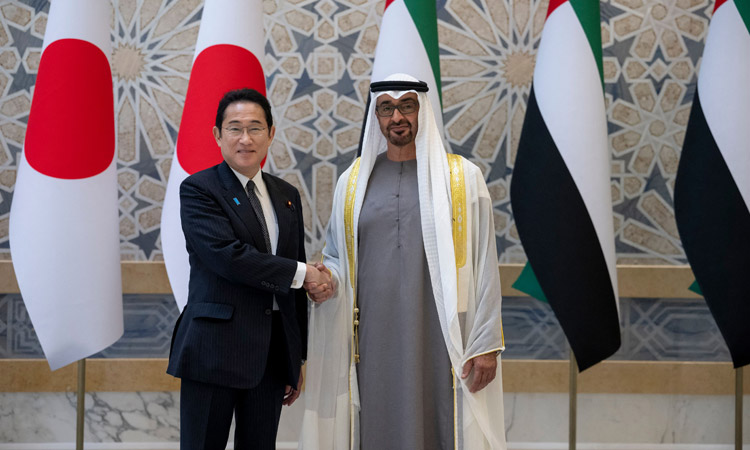 UAE President and Prime Minister of Japan cement historic bilateral relations