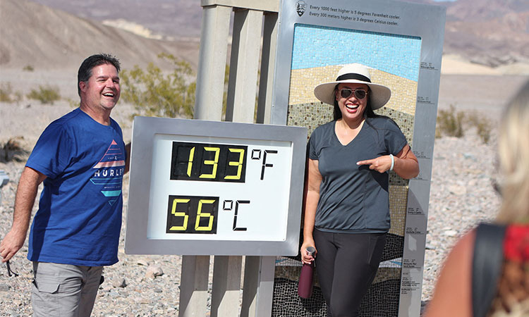 ‘Health warnings’ as unrelenting heatwave leaves US, Europe and Asia sizzling