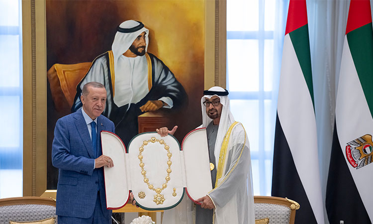 UAE President Sheikh Mohamed awards Order of Zayed to Turkey leader Erdogan